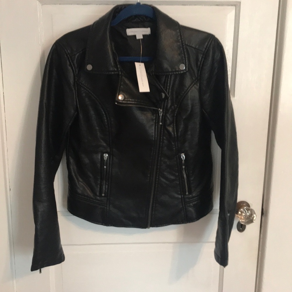 Unworn leather jacket